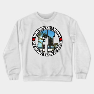 Heart Stays Home - Florida Crewneck Sweatshirt